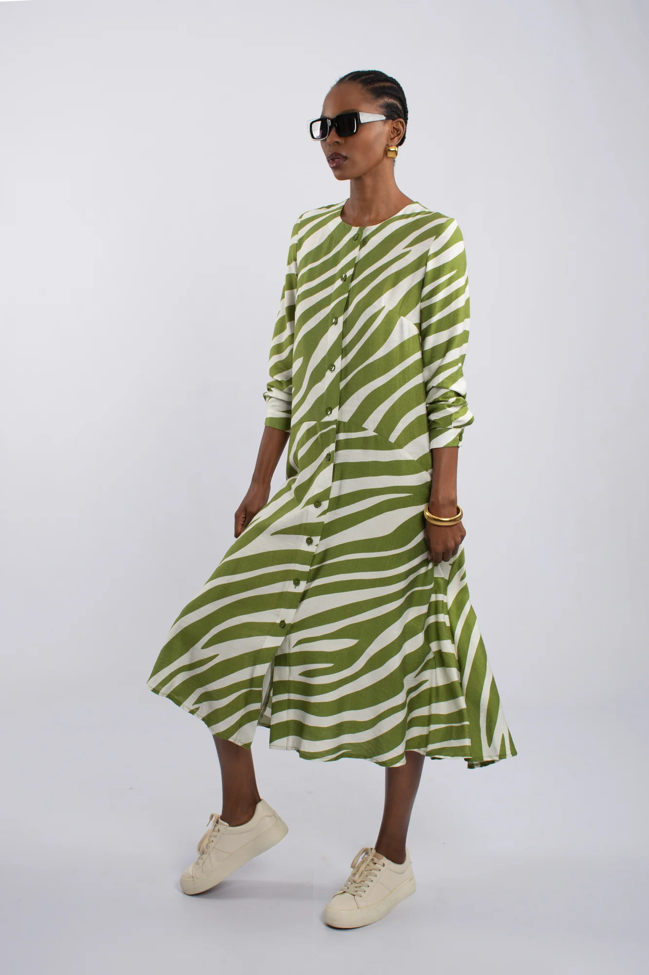 Loose Midi Dress - Image 3