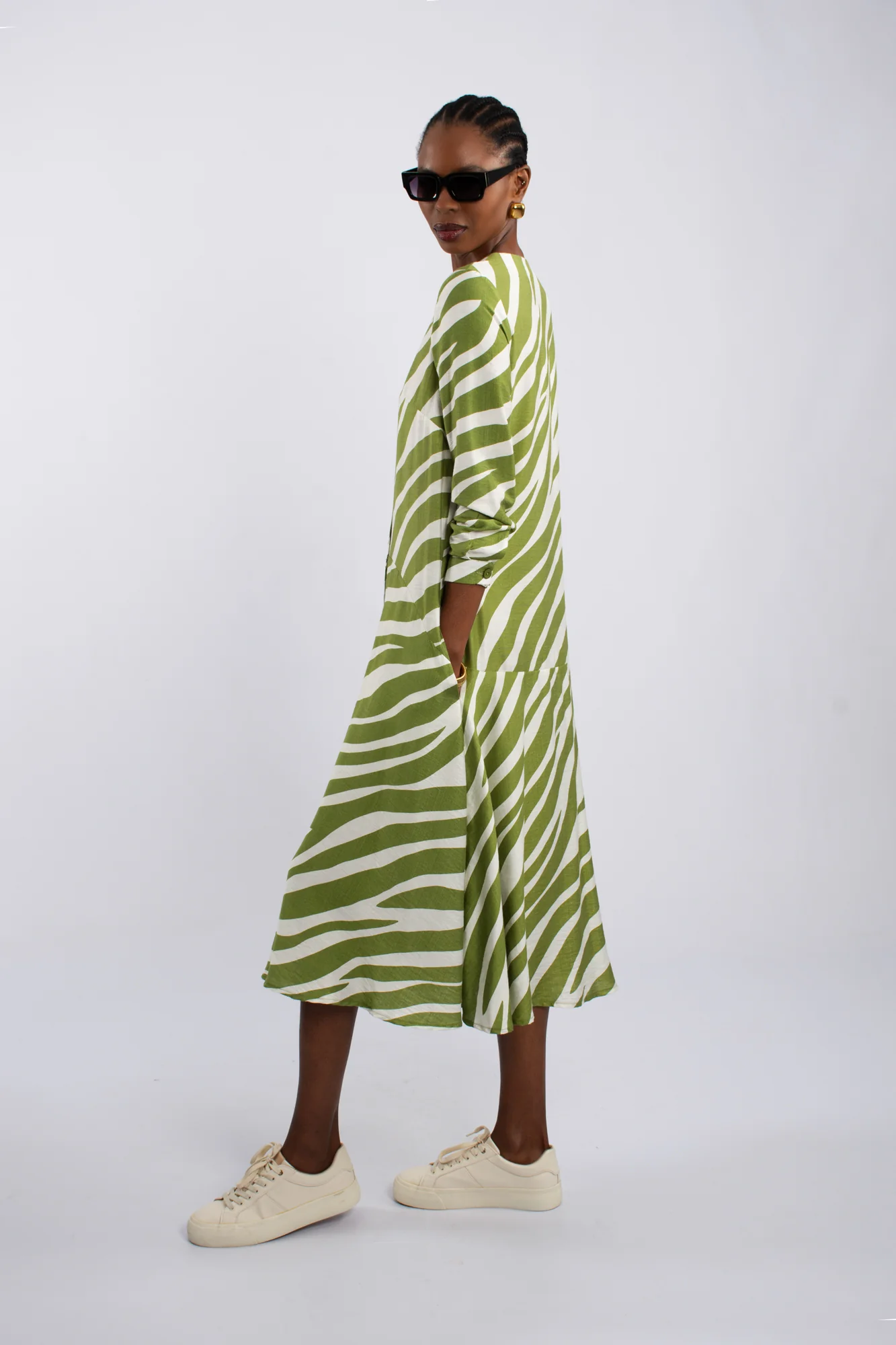Loose Midi Dress - Image 4