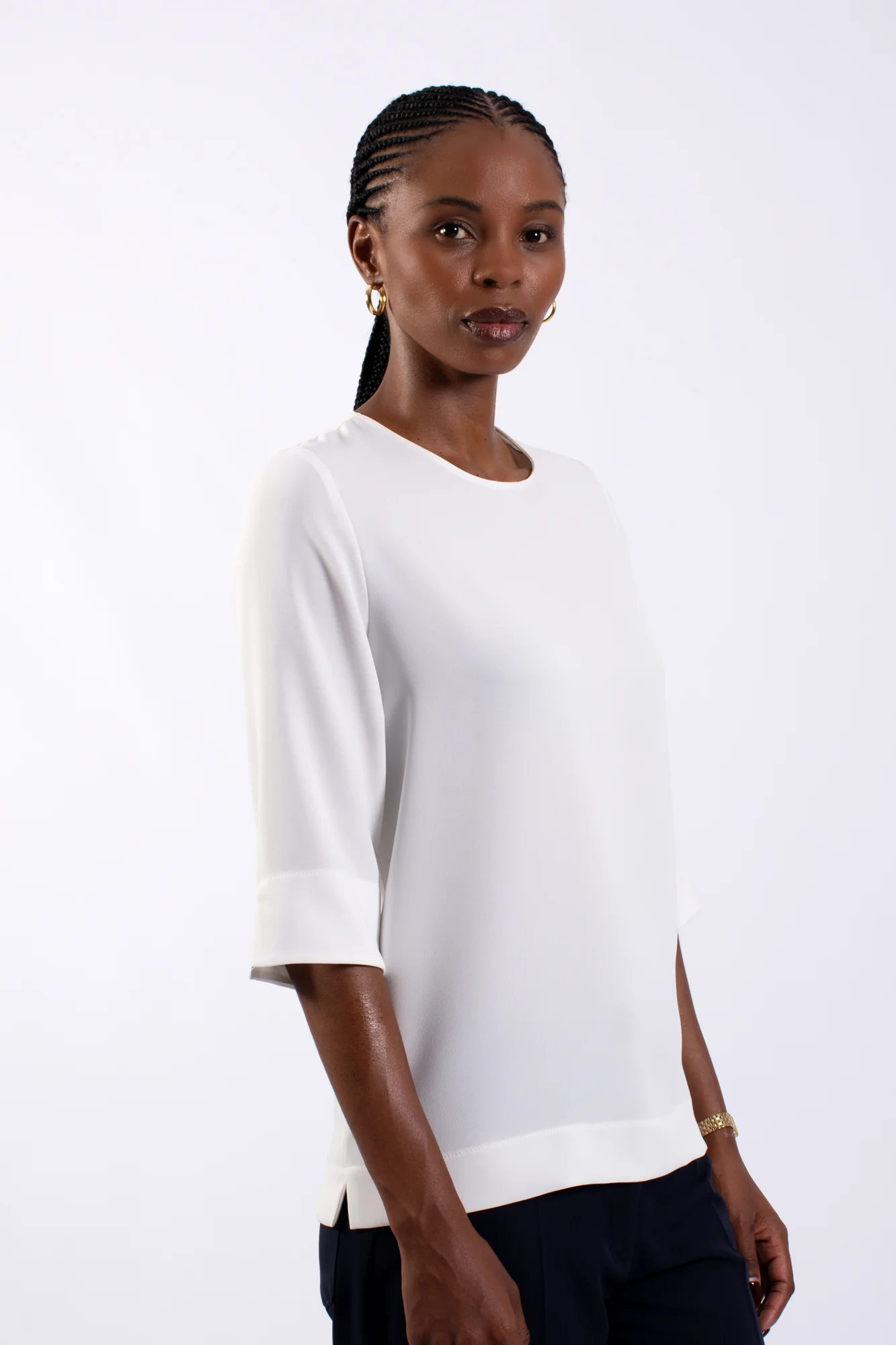 Ladies Office 3/4 Blouse - Image 3