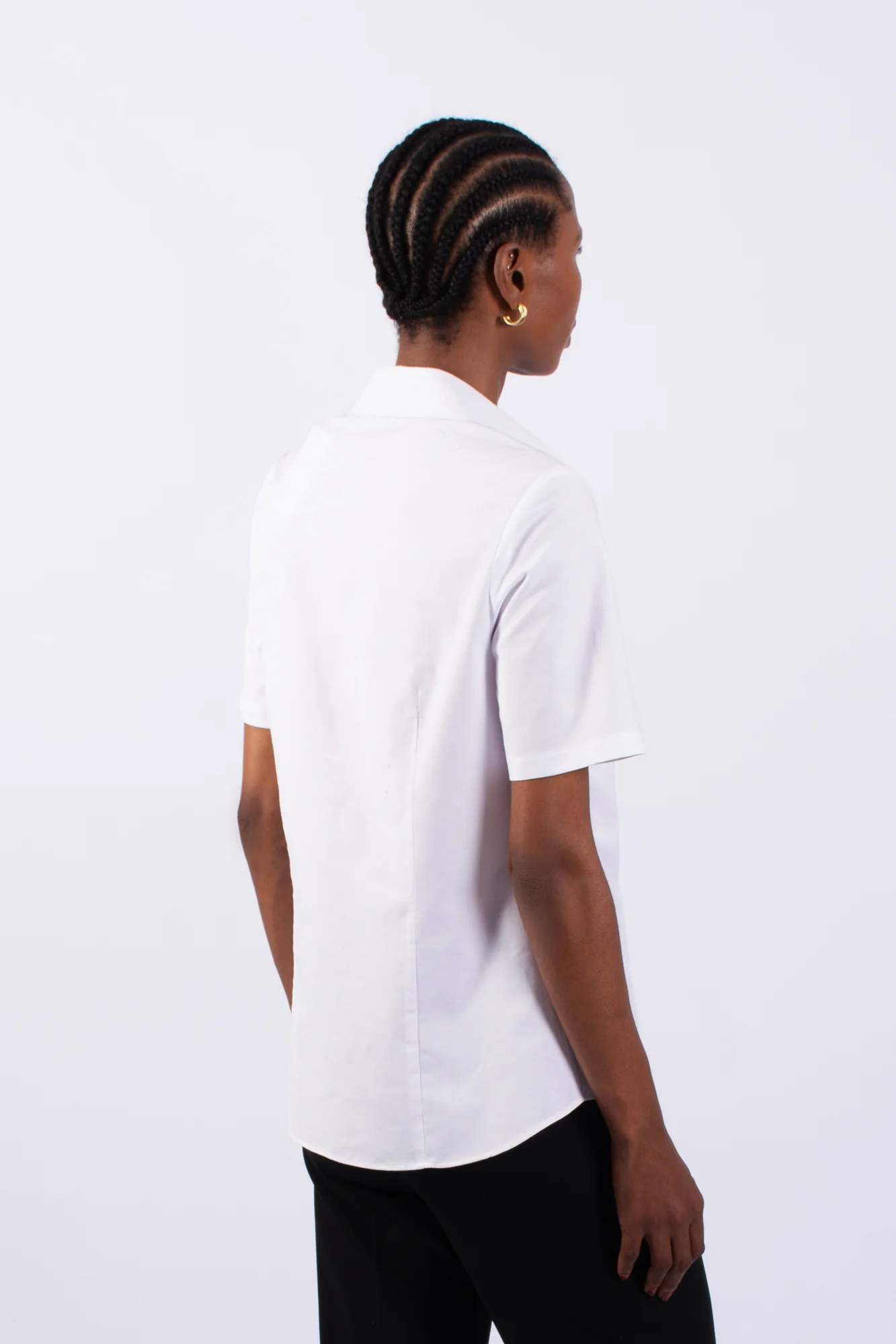 Ladies Office Short Sleeve Shirt - Image 4