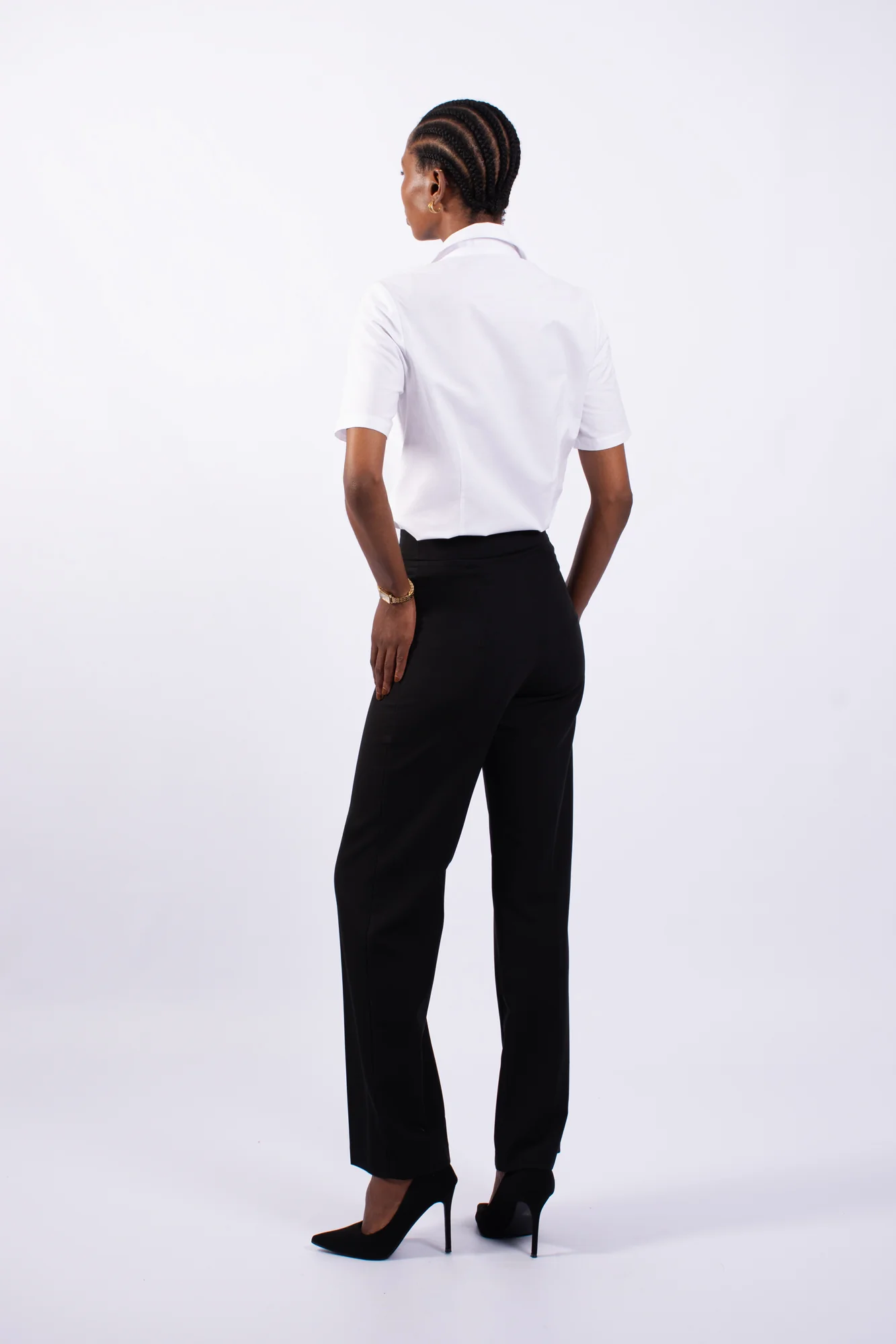 Ladies Office Short Sleeve Shirt - Image 7