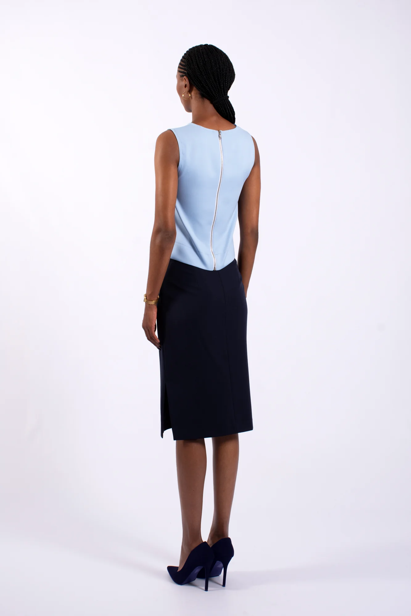 Ladies Office Skirt 65 CM - Image 8