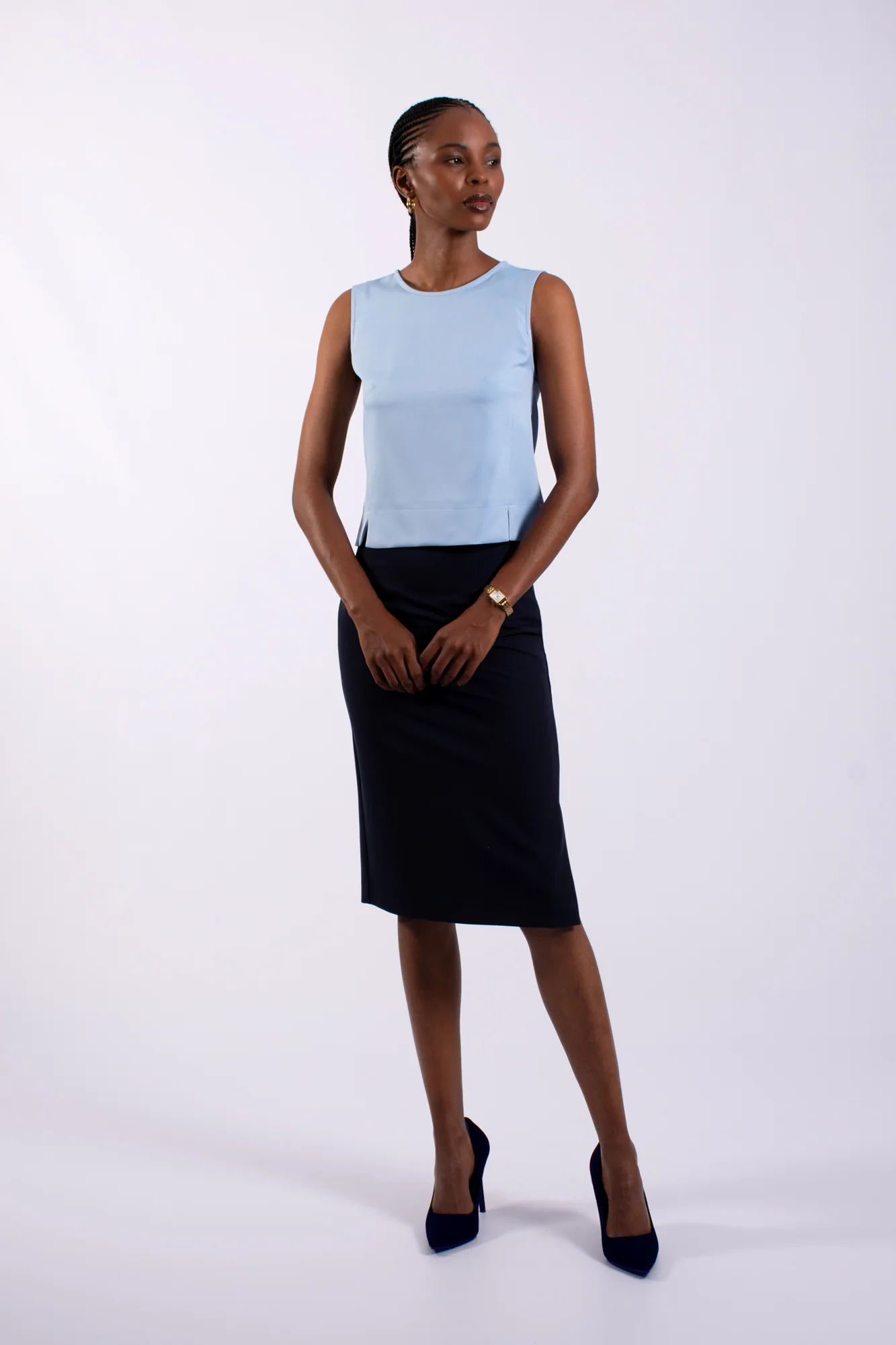 Ladies Office Skirt 65 CM - Image 9