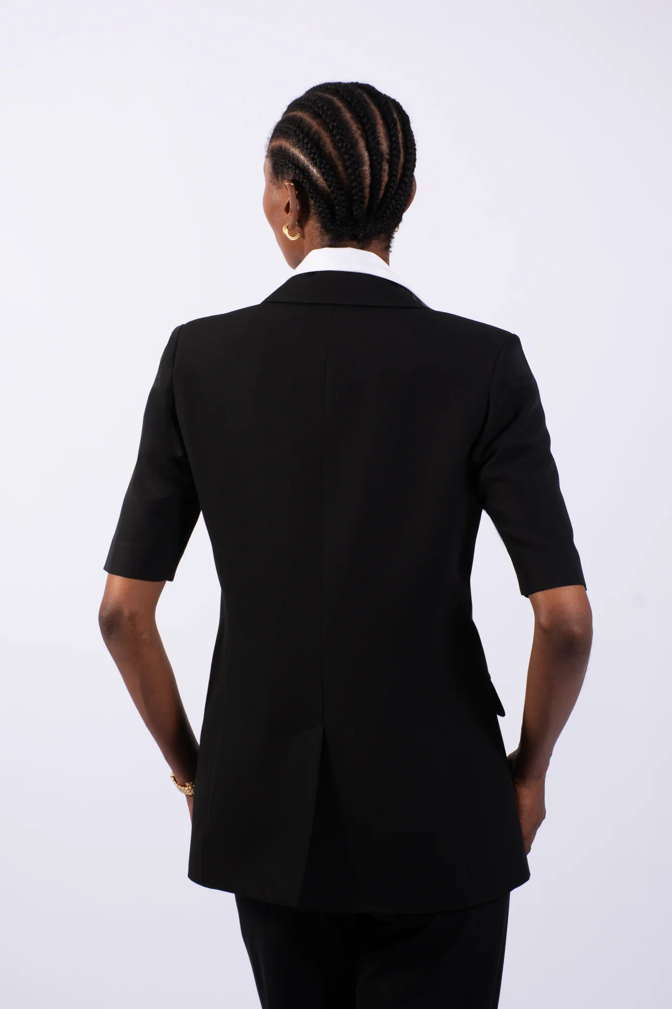 Ladies Office Short Sleeve Jacket - Image 4