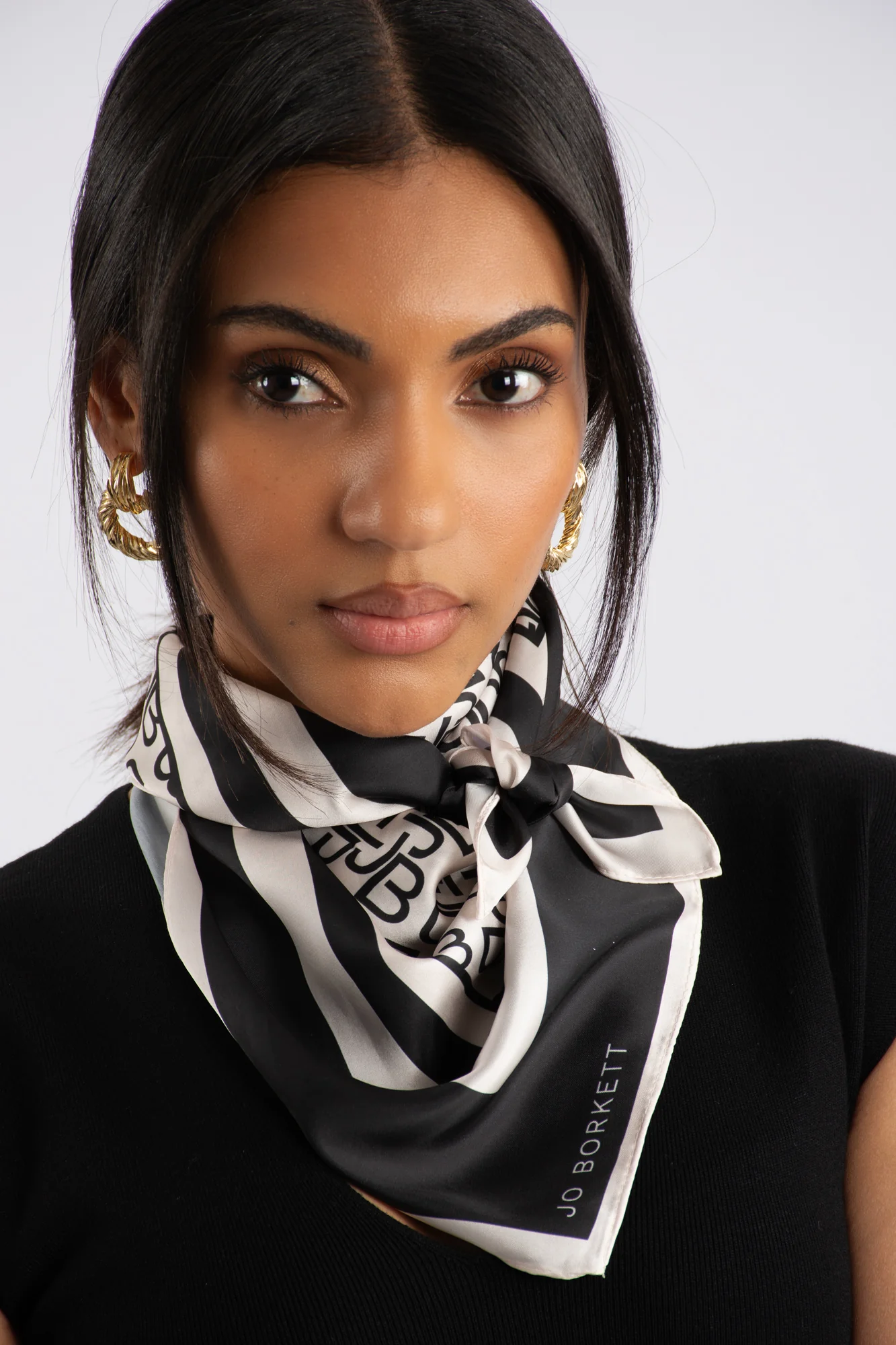 Monogram Neckerchief (Cream) - Image 3