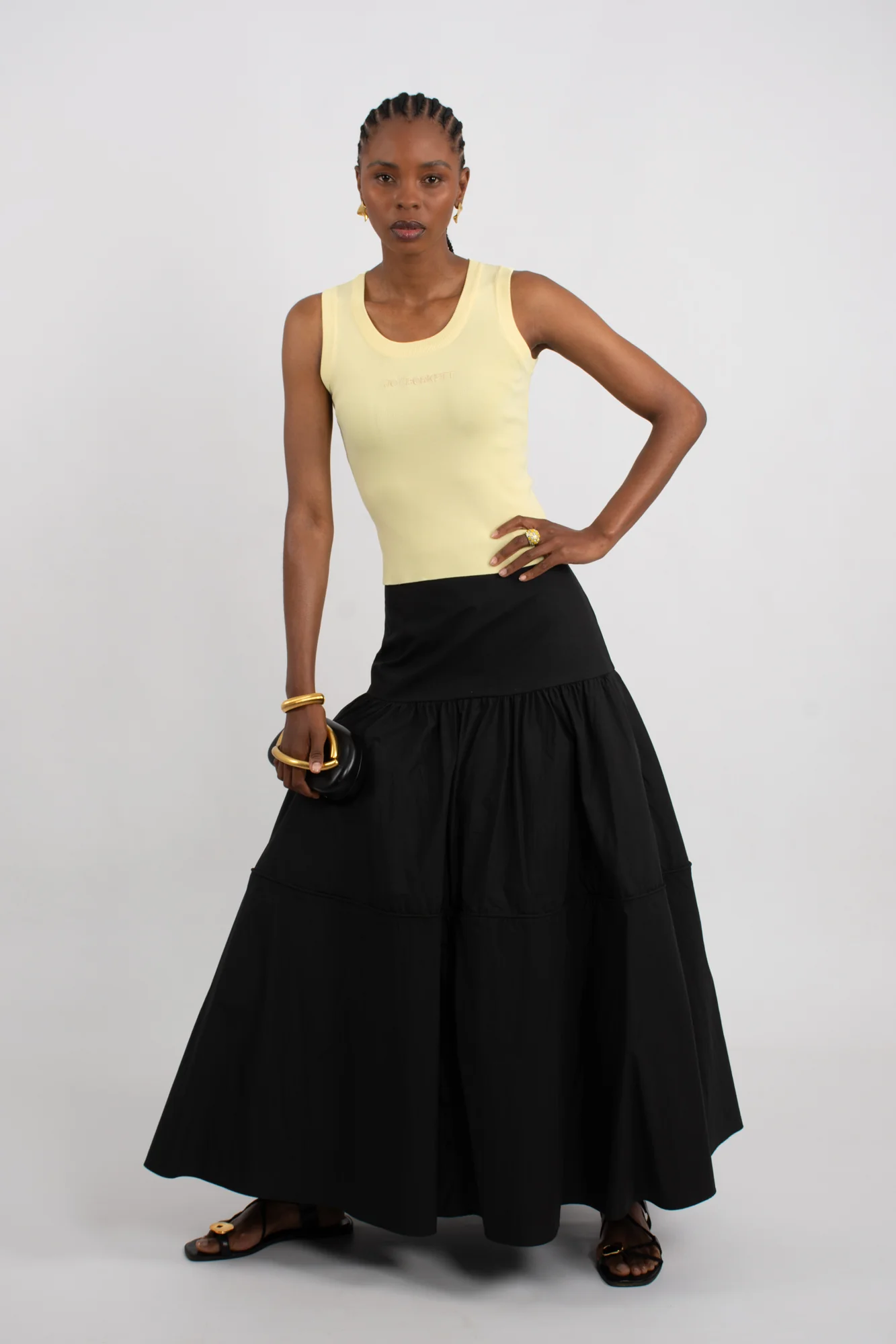 Piped Maxi Skirt - Image 3