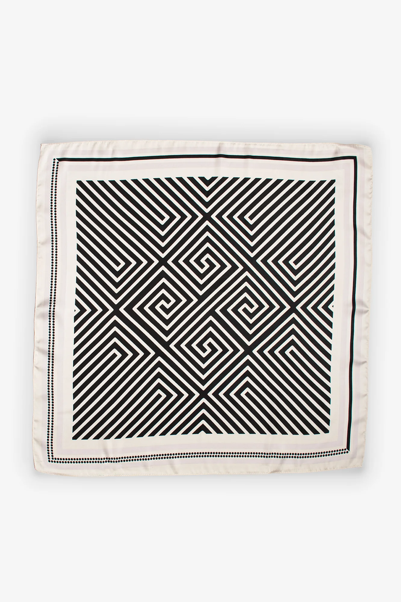 Silk Touch Geometric Neckerchief