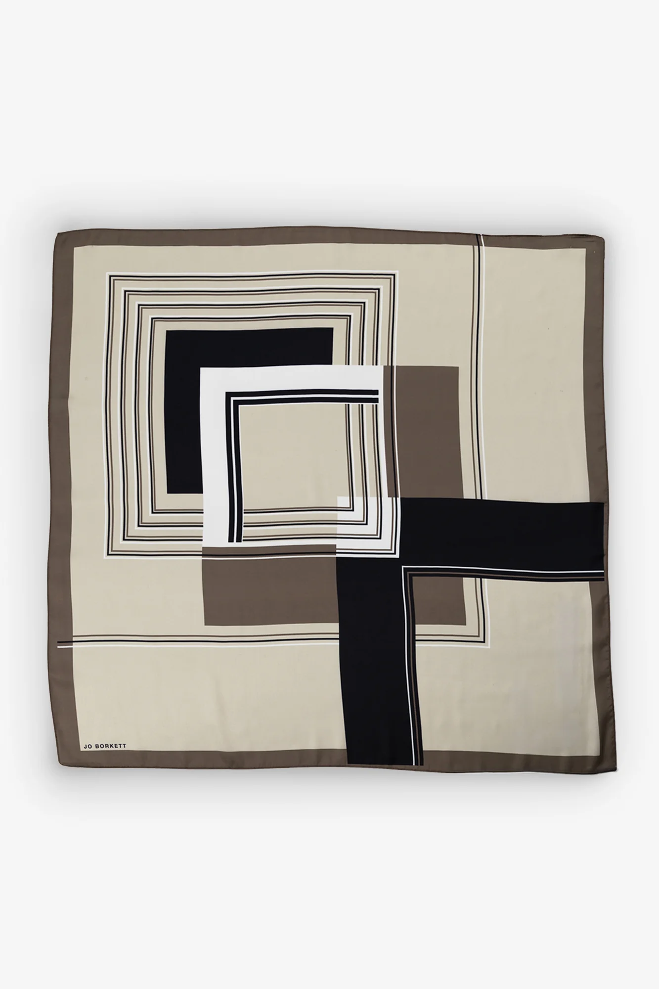 Silk Touch Geometric Vintage Neckerchief