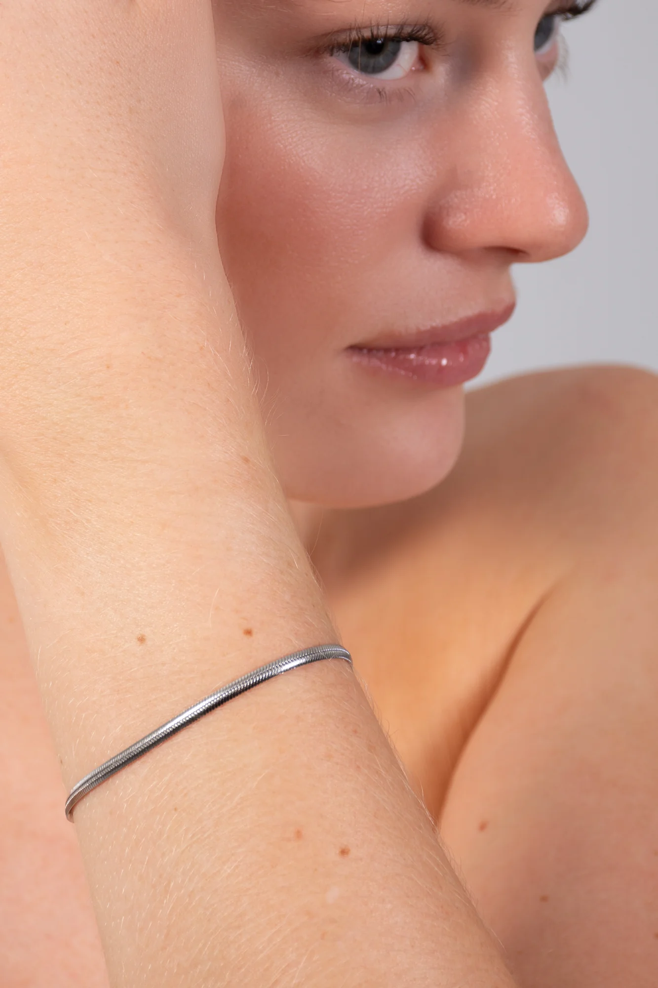 Sterling Silver Snake Chain Bracelet - Image 4