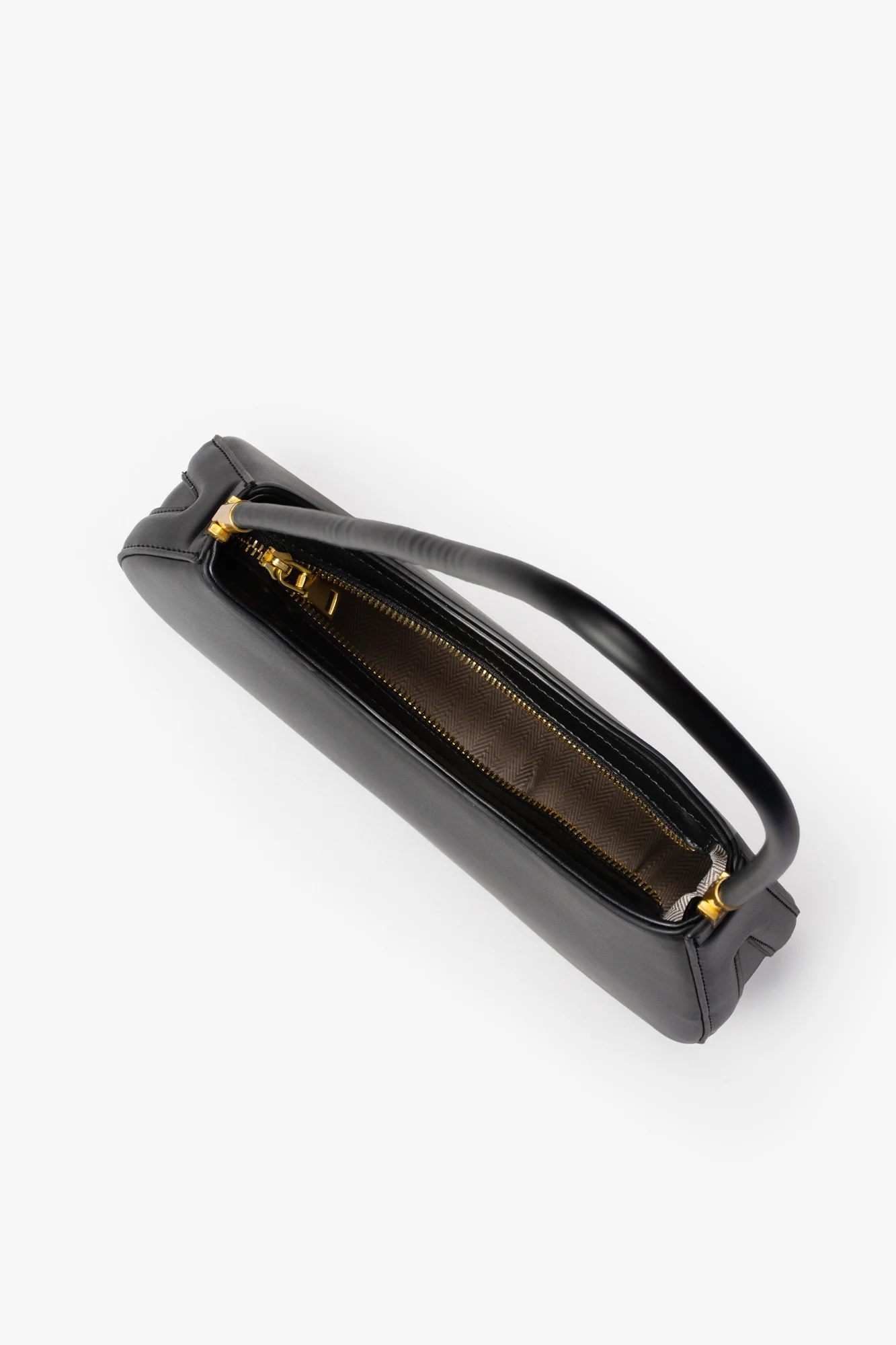 The Gia Bag - Small Asymmetric Shoulder Bag - Black - Image 3