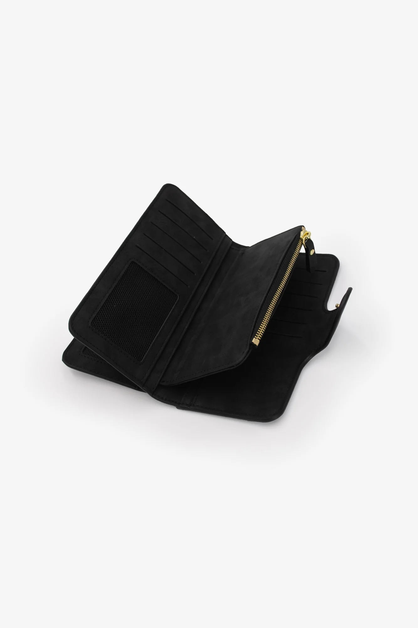The Large Bi Fold Wallet - Black - Image 3